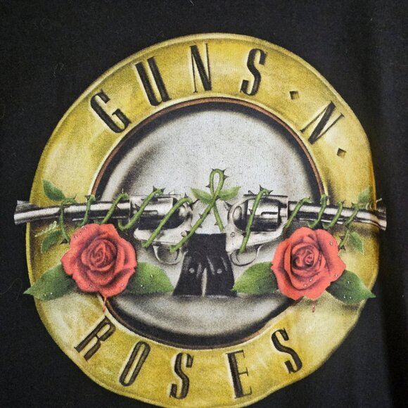 Guns N' Roses Unisex Black Band Tee Medium – Vintage Rock Grunge Core Americana - Picture 3 of 6